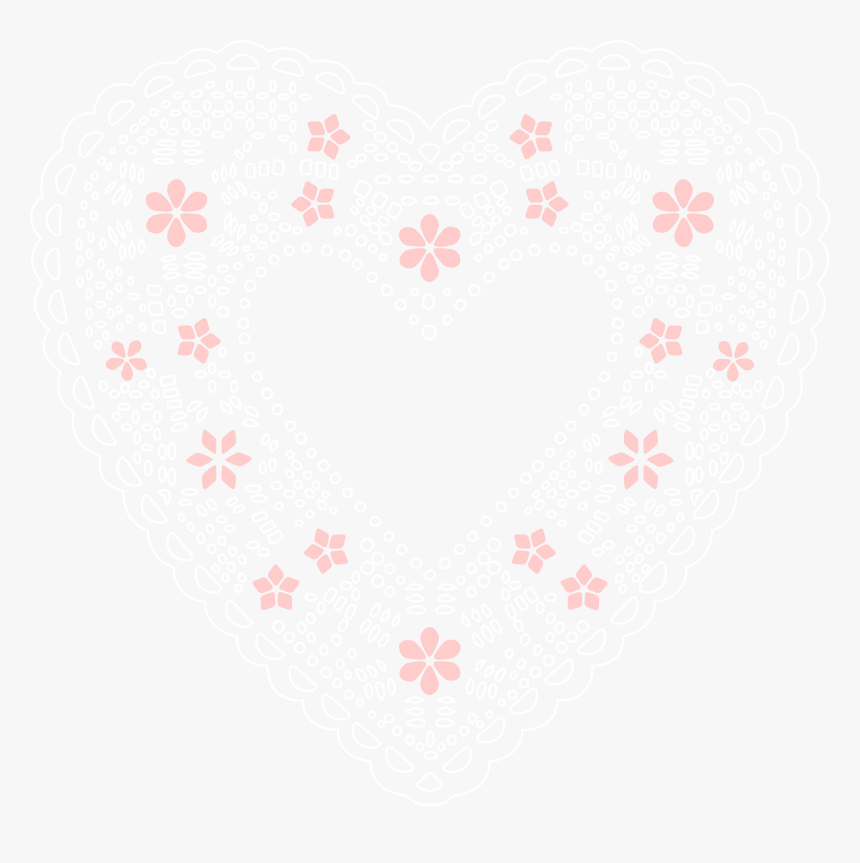 Lace Heart Clip Art Png Image, Transparent Png