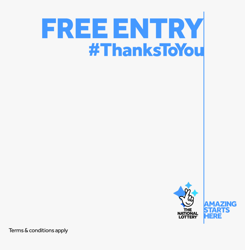 Free Entry Empty Bluetext - National Lottery, HD Png Download