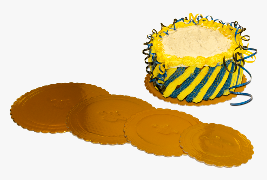 Sweet Carrier Collection Gold Embossed Scalloped Cake - Sandwich Cookies, HD Png Download