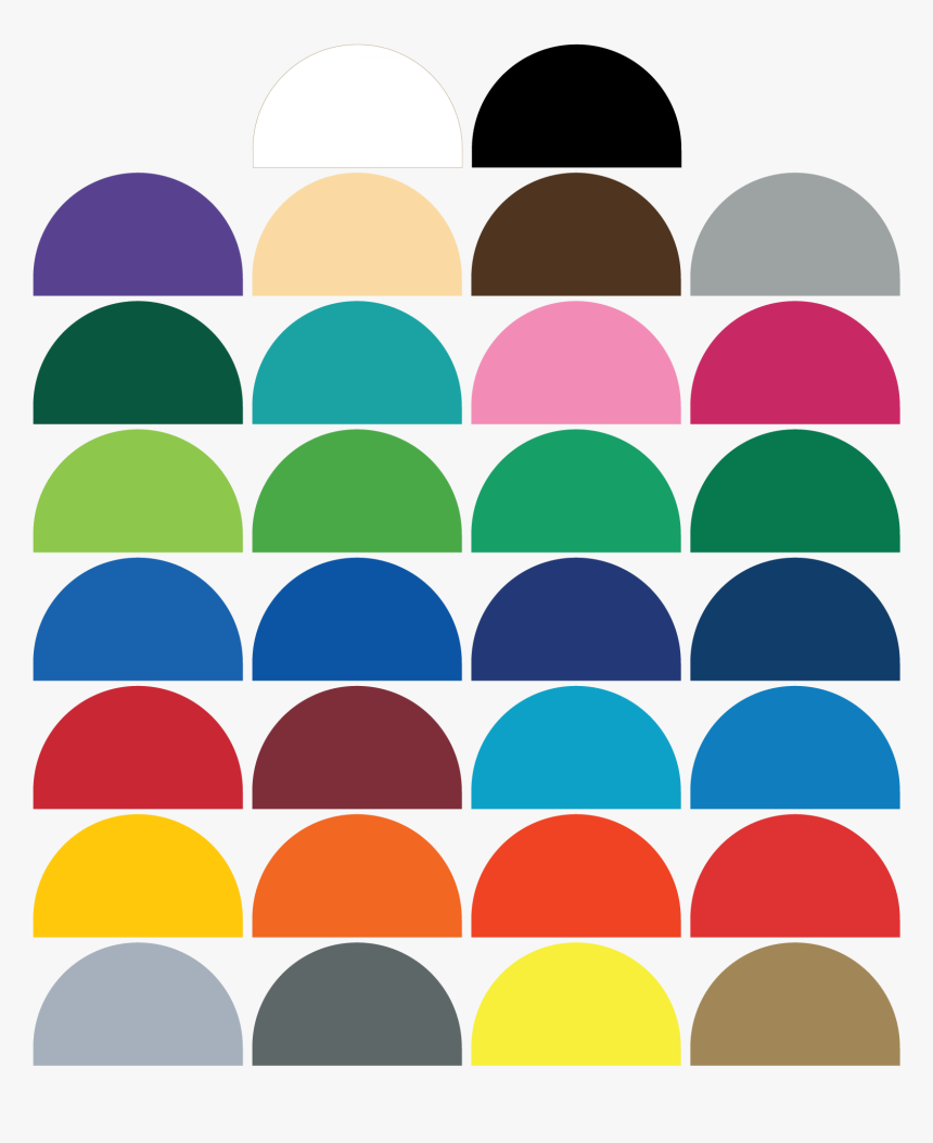 Scalloped Edge Colours - Circle, HD Png Download
