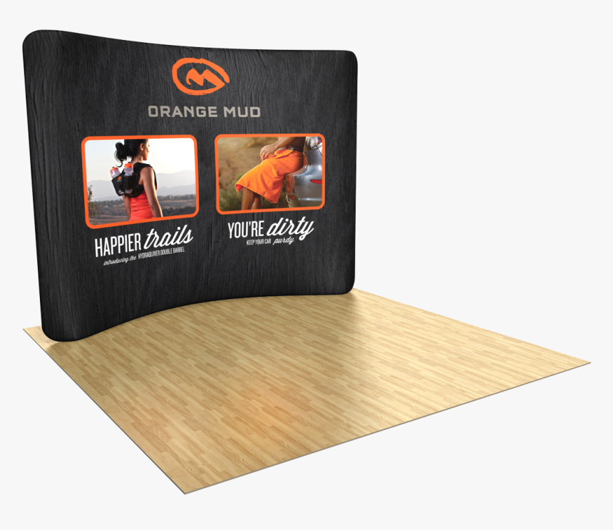 Waveline 10ft Curved Display - Plywood, HD Png Download