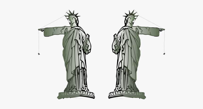 Mikadiou - Statue Of Liberty Pointing, HD Png Download