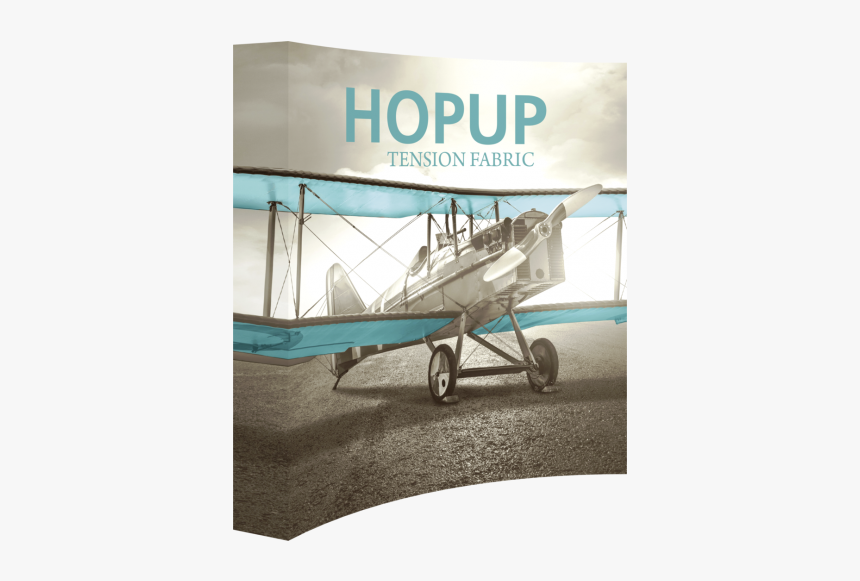 Hopup Tension Fabric Banner Stand - Curved Hopup, HD Png Download
