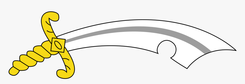 File Scimitar Svg Wikimedia - Scimitar Clipart, HD Png Download