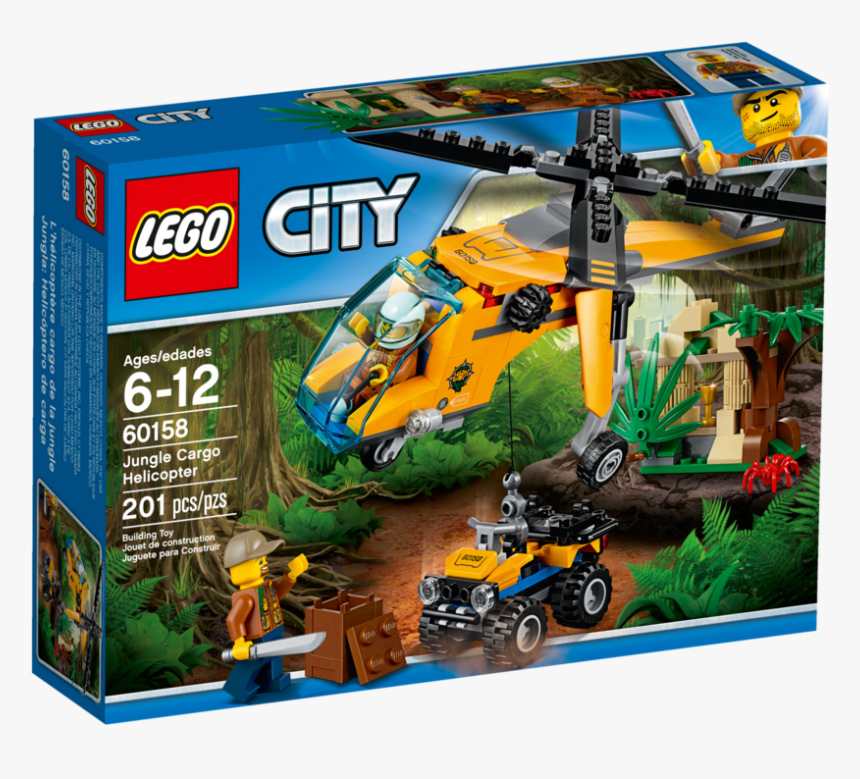 Lego City Jungle Cargo Helicopter, HD Png Download