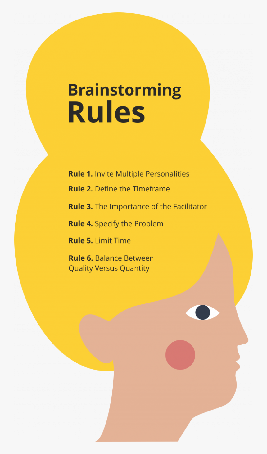 Brainstorming Rules, HD Png Download
