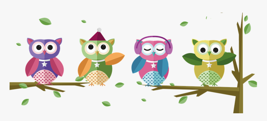 Owls, Design, Music, Drawing, Funny, Colorful, Nature - Vecteezy Vectores De Buho, HD Png Download