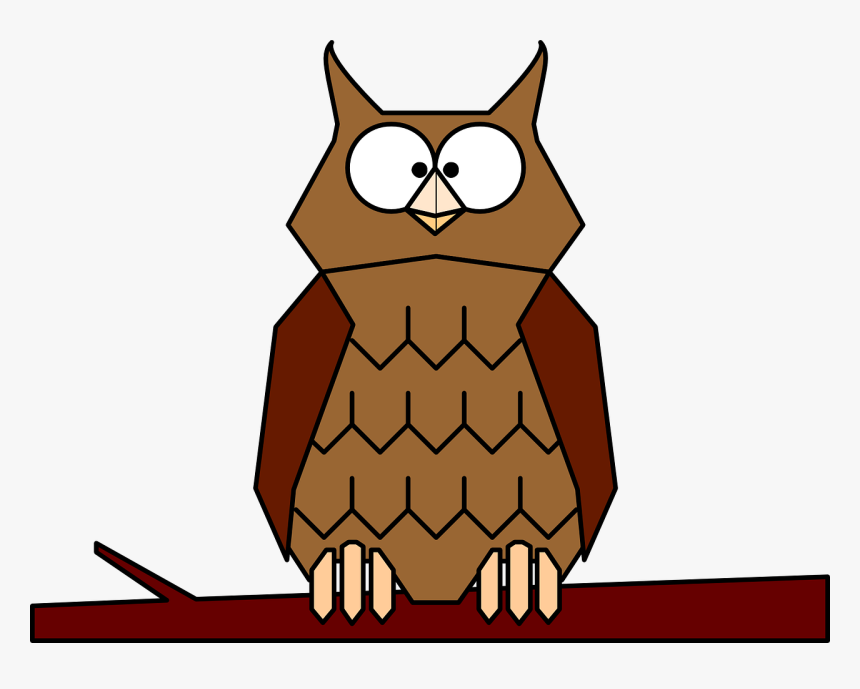 Owl Clipart Animated, HD Png Download