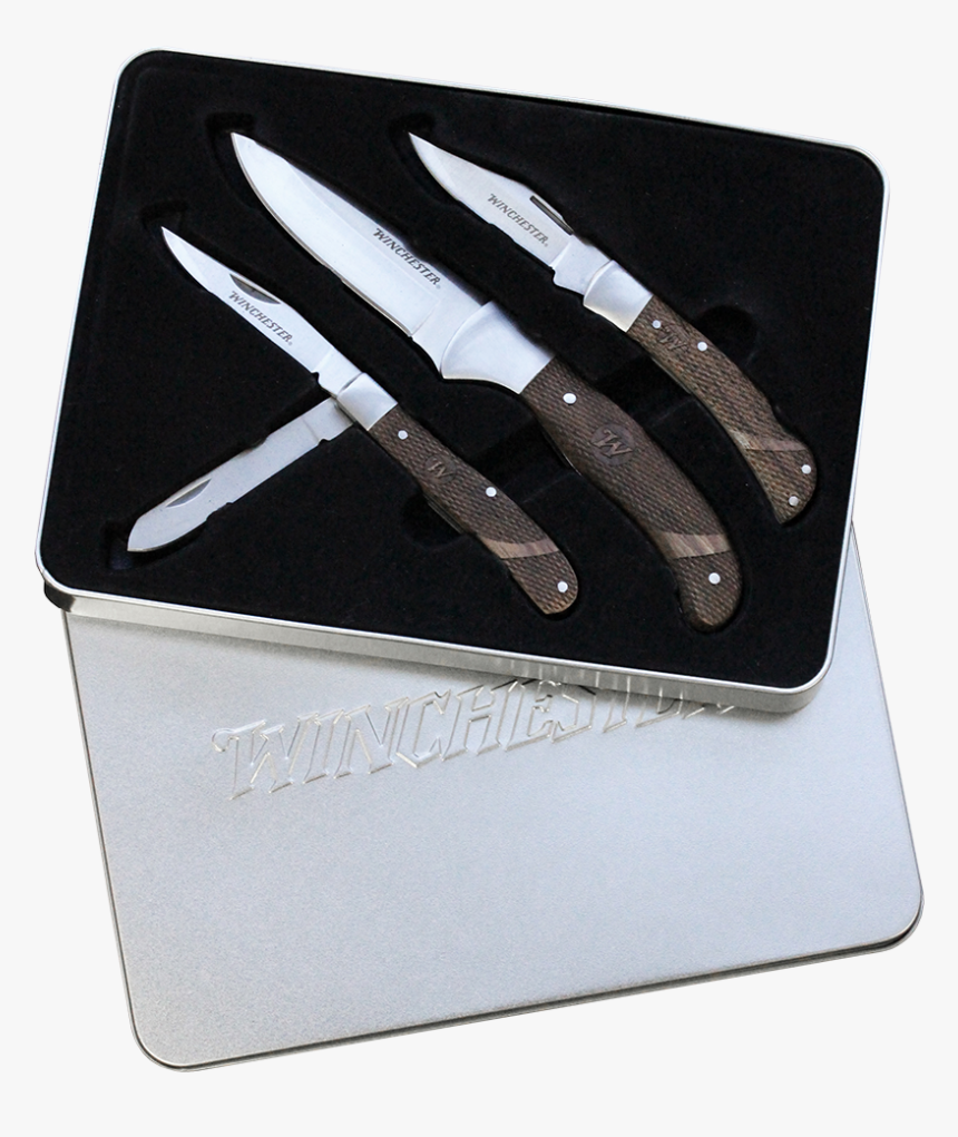 Winchester Rosewood Pocket Knife Set - Throwing Knife, HD Png Download