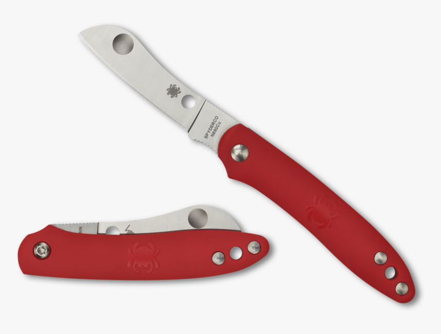 Spyderco Roadie Double Dent Non Locking Pocket Knife - Spyderco, HD Png Download
