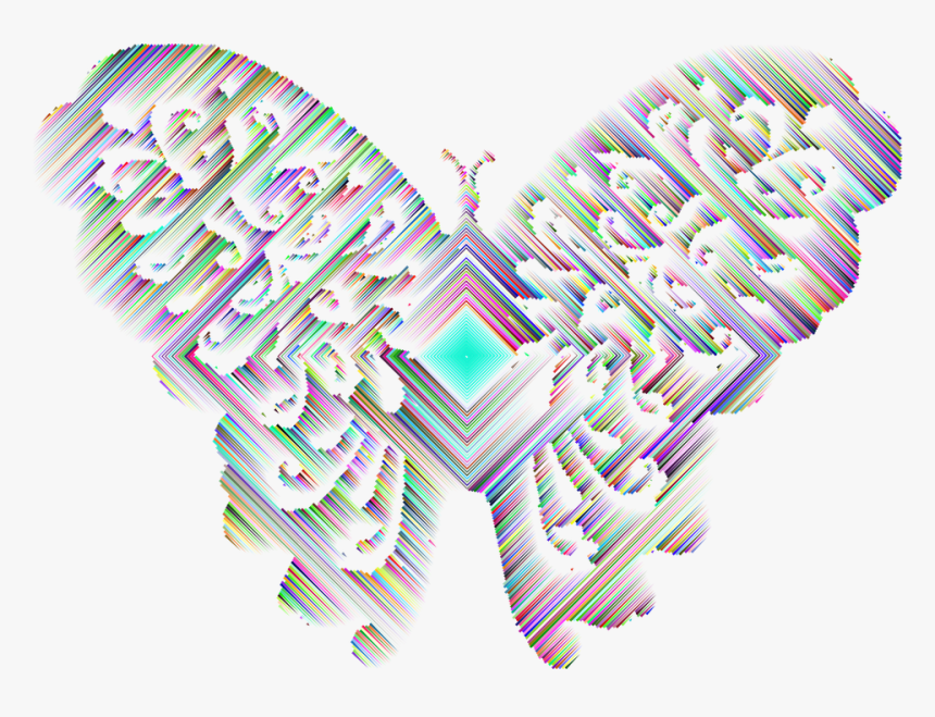 Butterfly, Insect, Wings, Animal, Silhouette, Flourish - Contemporary Art Png, Transparent Png