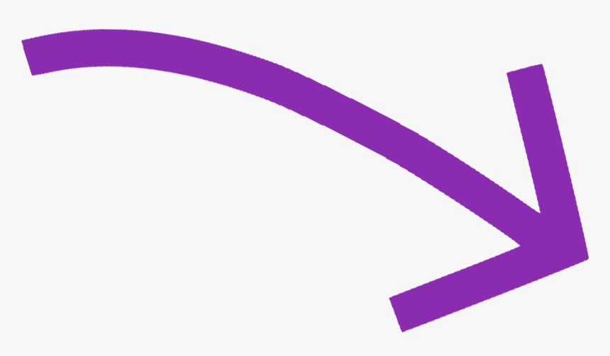Purple Arrow, HD Png Download