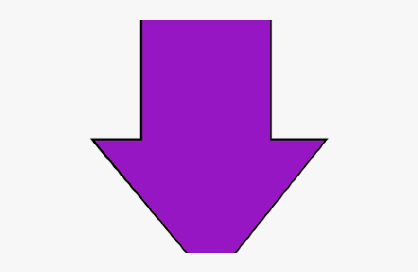 Arrow Clipart Purple, HD Png Download