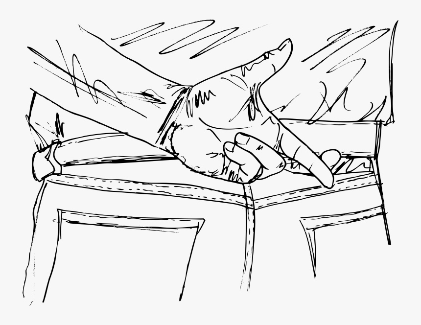 Crossed Fingers Behind Back Drawing, HD Png Download