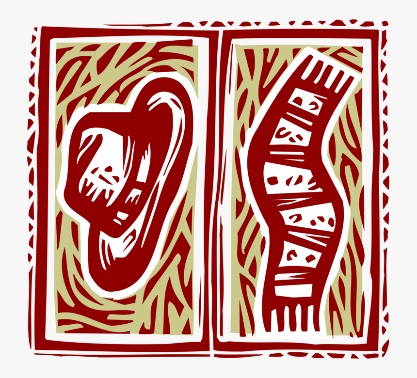 Vector Illustration Of Winter Hat And Clothing Scarf - Illustration, HD Png Download