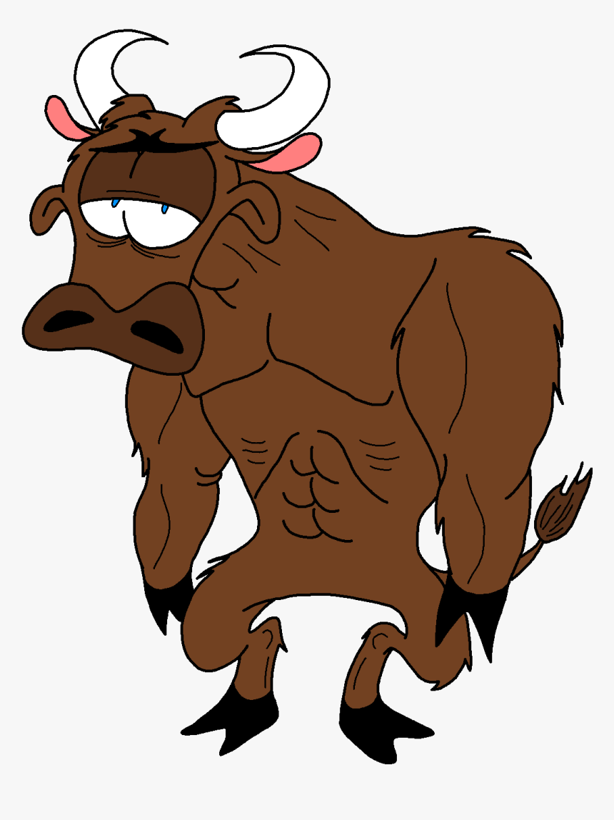 Clip Art Panda Free - Cartoon Clipart Yak, HD Png Download