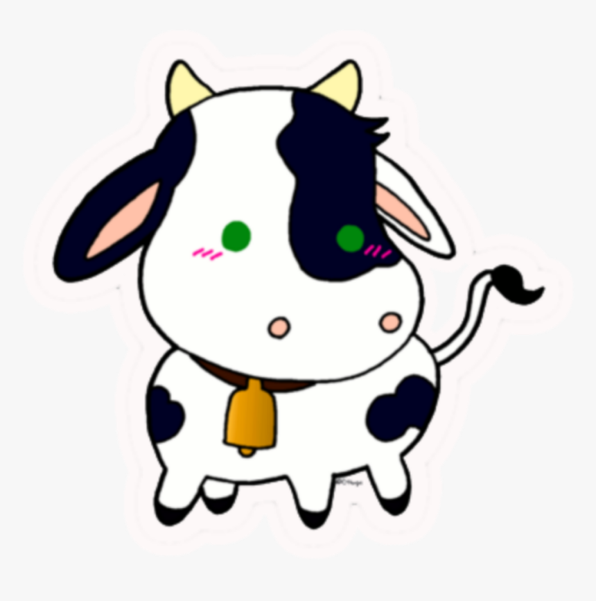 Clip Art Kawaii Cows - Kawaii Cow, HD Png Download