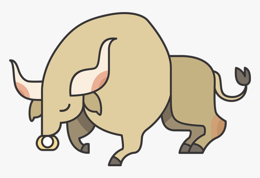 Animal, Bull, Cartoon, Cattle, Comic, Cow - Chinese Zodiac Years 1973, HD Png Download