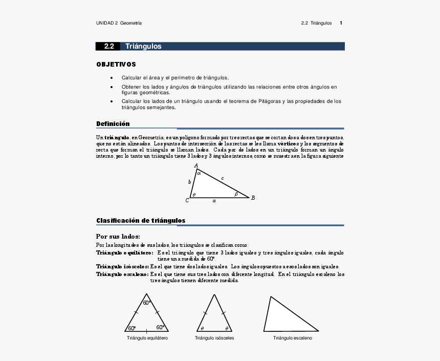 Ensayo De Las Clasificacion De Los Triangulos, HD Png Download