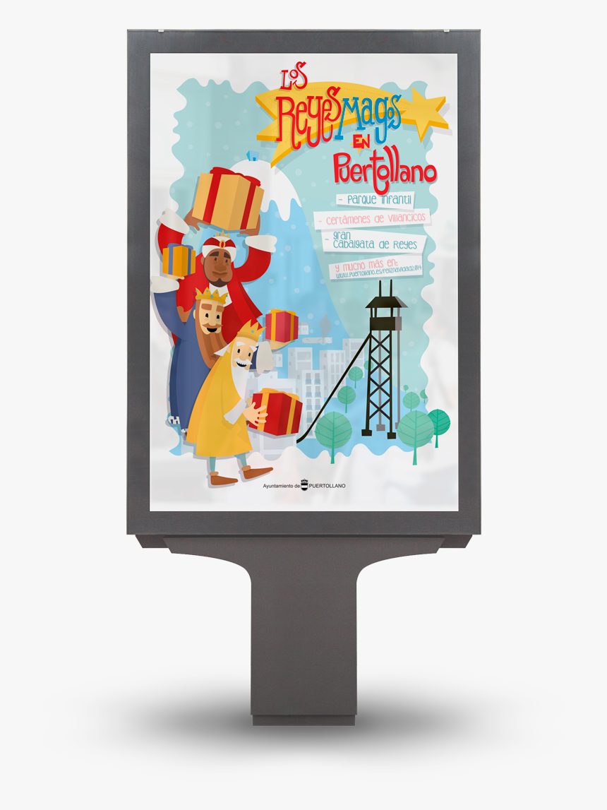 Milimetricks Reyes Magos Mupi - Poster Reyes Magos, HD Png Download
