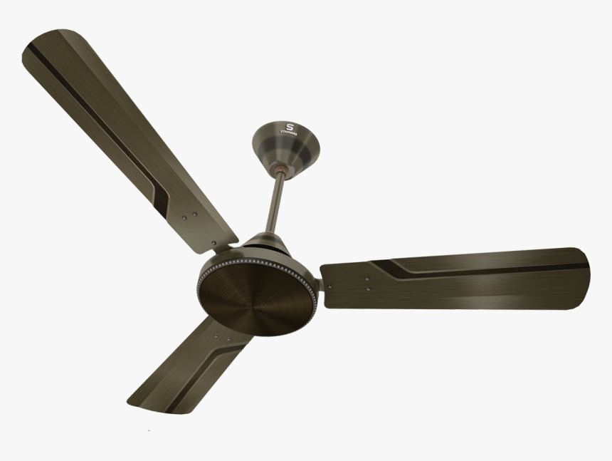 Designer Ceiling Fans Standard Electricals - V Guard Sweep Glado Brown, HD Png Download