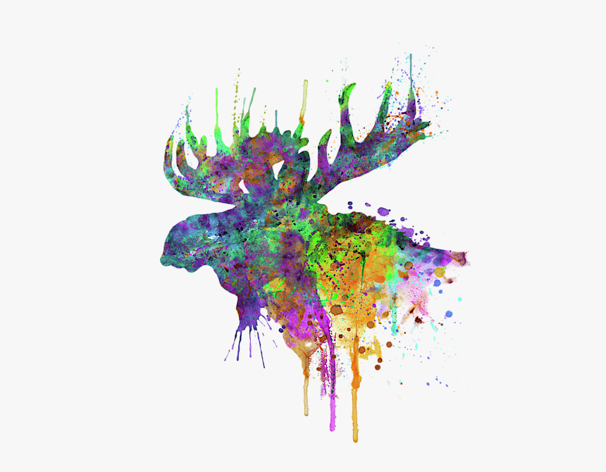 Black And White Moose, HD Png Download