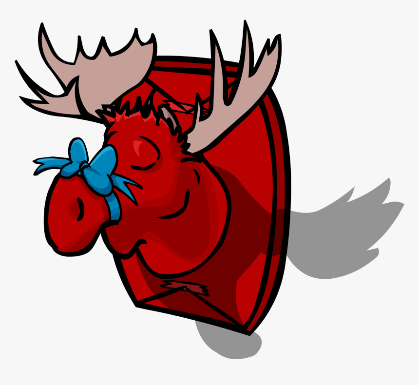 Transparent Moose Head Clipart - Moose Head Transparent, HD Png Download