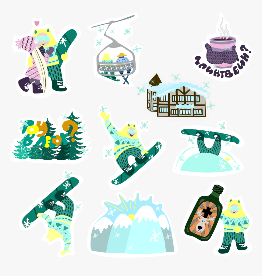 Ski Sticker My New Stickers On The Ios App Store, Go, HD Png Download