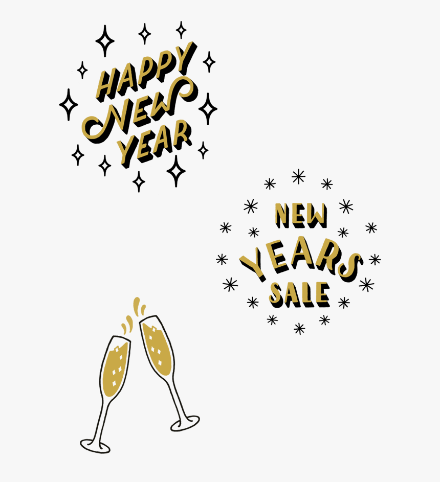 Social Media Chalk Sticker Png - Calligraphy, Transparent Png