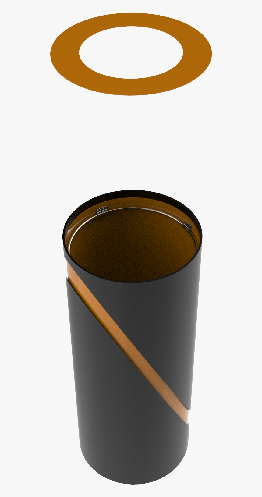 Vela Pc Simple Waste Bin In Sheet Metal - Circle, HD Png Download