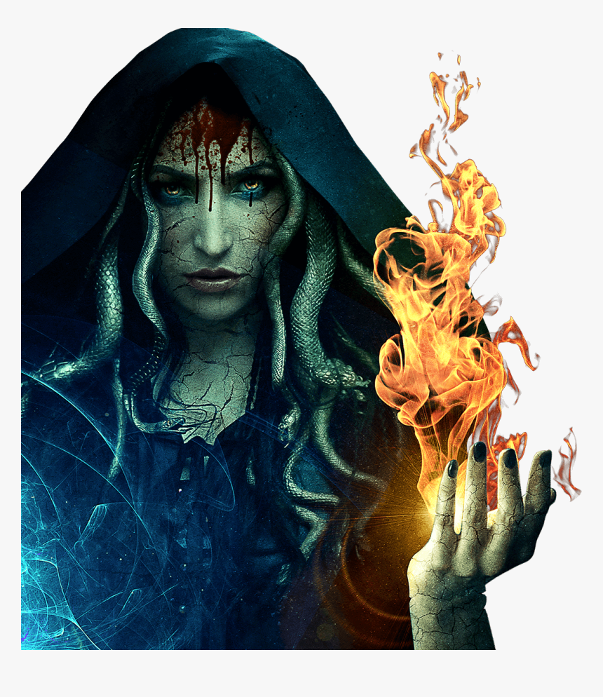 Demon S Revenge Slider Witch Character Layer, HD Png Download