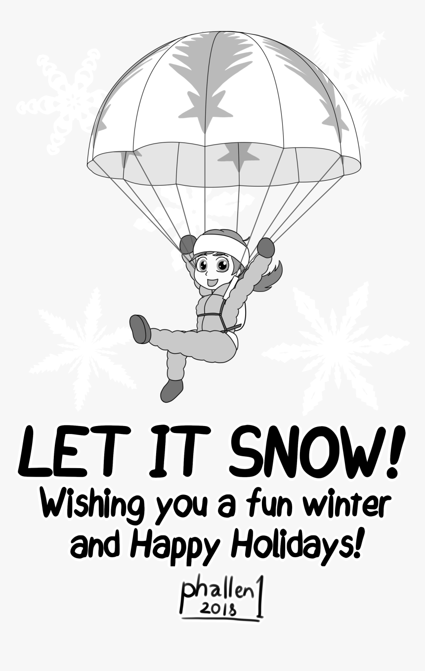 Let It Snow Holiday E-card - Illustration, HD Png Download