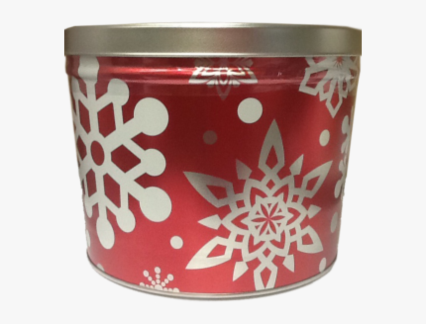 2 Gallon Let It Snow Christmas Themed Gourmet Popcorn - Cup, HD Png Download