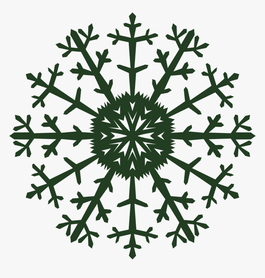 Let It Snow Snowflake - Cross, HD Png Download