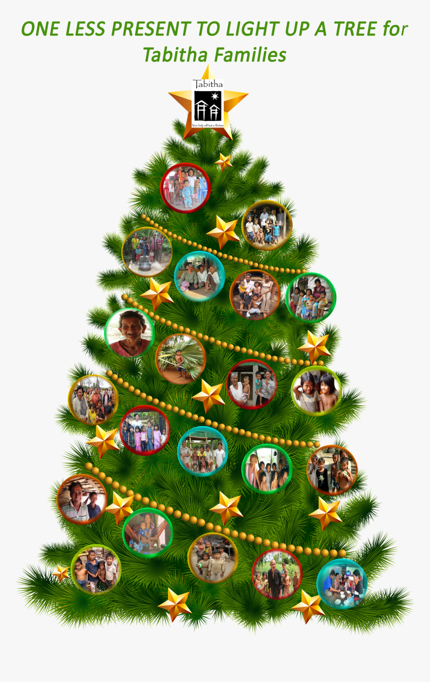 Christmas Tree Light Up Png, Transparent Png