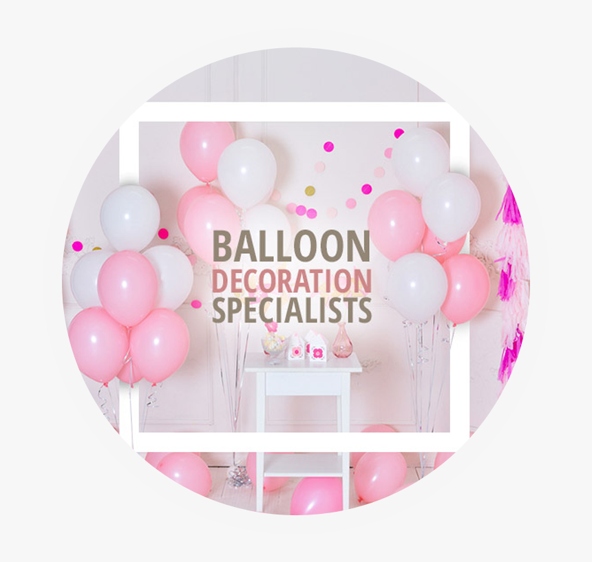 Balloon Decoration For Birthday, HD Png Download