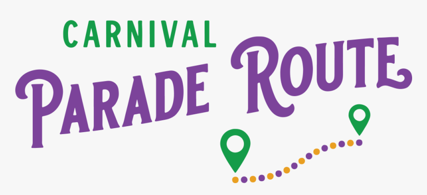 Carnival Parade Route - Graphic Design, HD Png Download