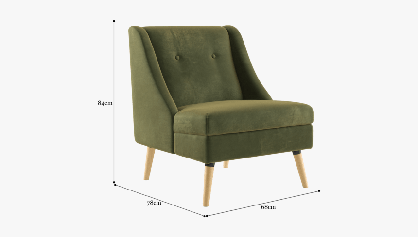 Liza Accent Chair - Club Chair, HD Png Download
