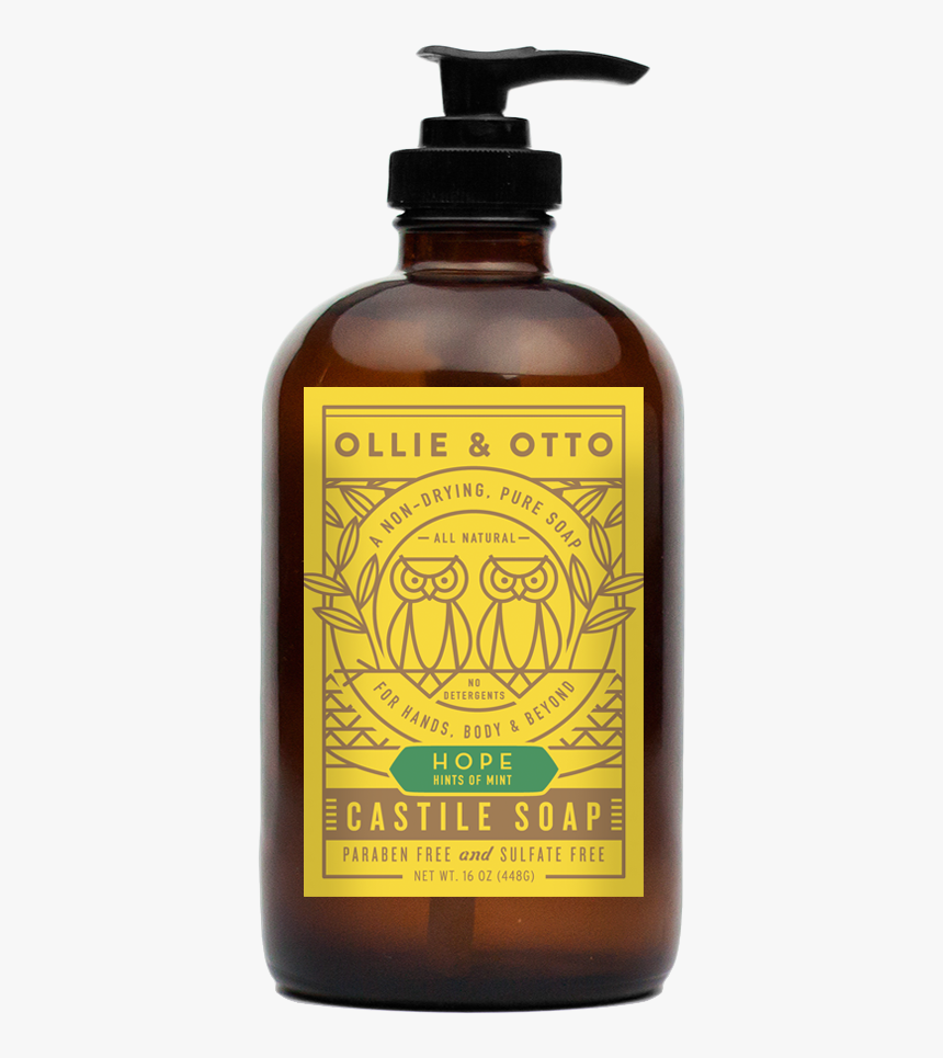 Hope Castile Soap - Glass Bottle, HD Png Download