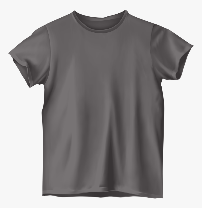 Grey T Shirt, HD Png Download