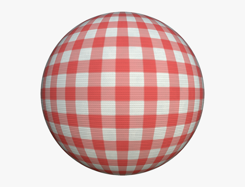 Red And White Checker Cloth Texture, Seamless And Tileable - Handbag, HD Png Download