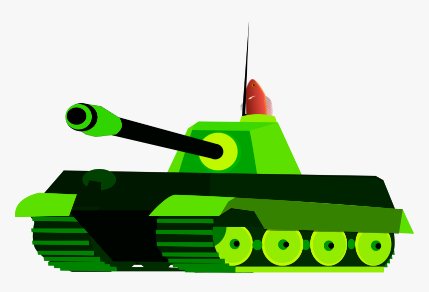 Vehicle,motor Vehicle,green - Clipart Tank, HD Png Download