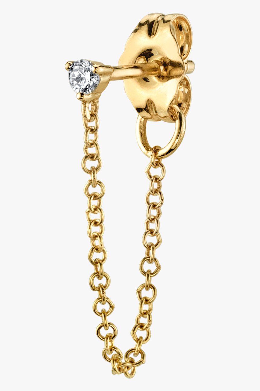 Diamond Chain Earring - Chain, HD Png Download