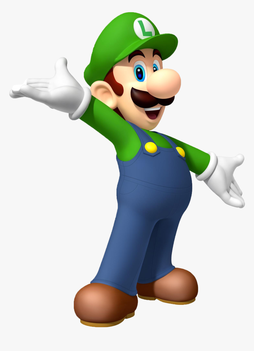 Luigi Super Mario Png, Transparent Png