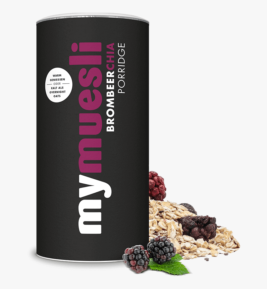 Product Porridge Brombeerchia - Porridge Mymuesli, HD Png Download