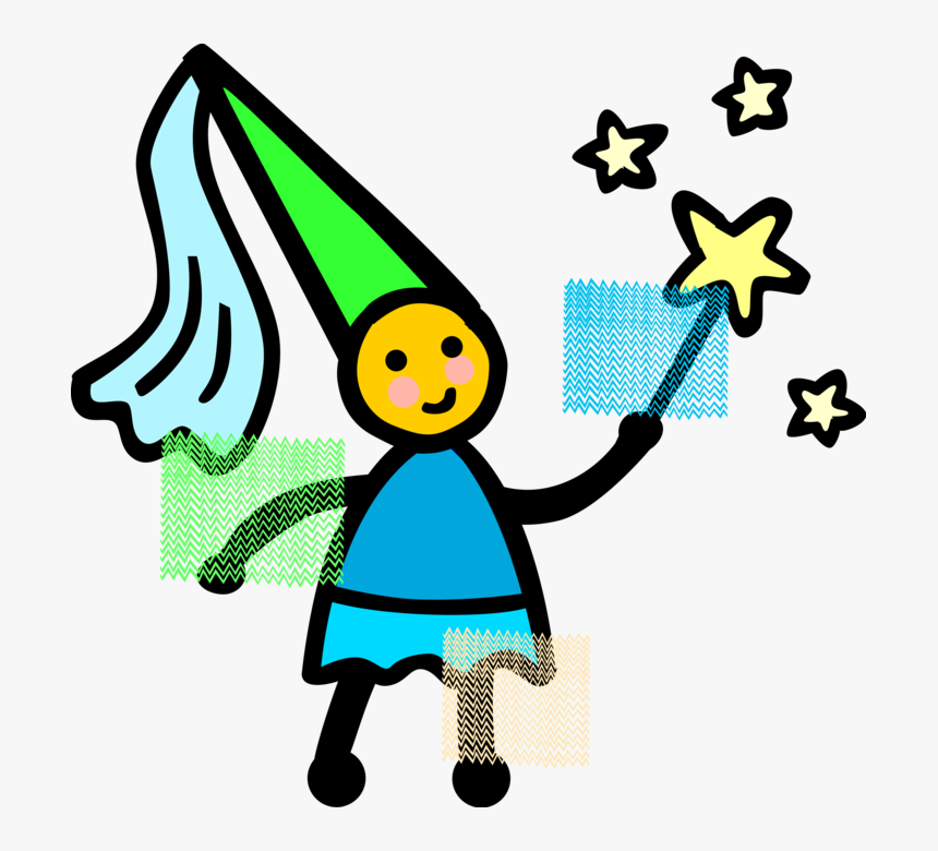 Vector Illustration Of Young Girl In Mythical Fairy, HD Png Download
