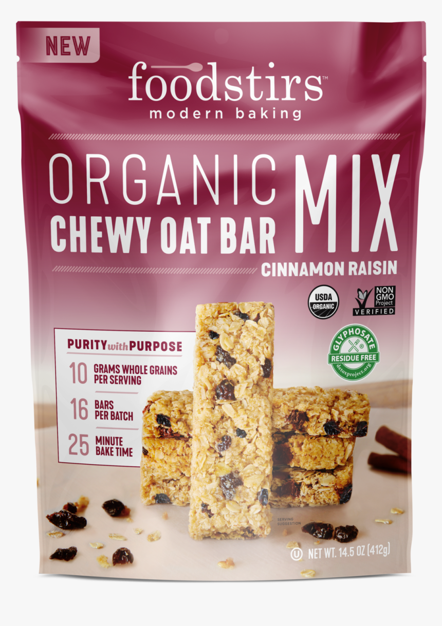 Foodstirs Chewy Oat Bar Mix, HD Png Download