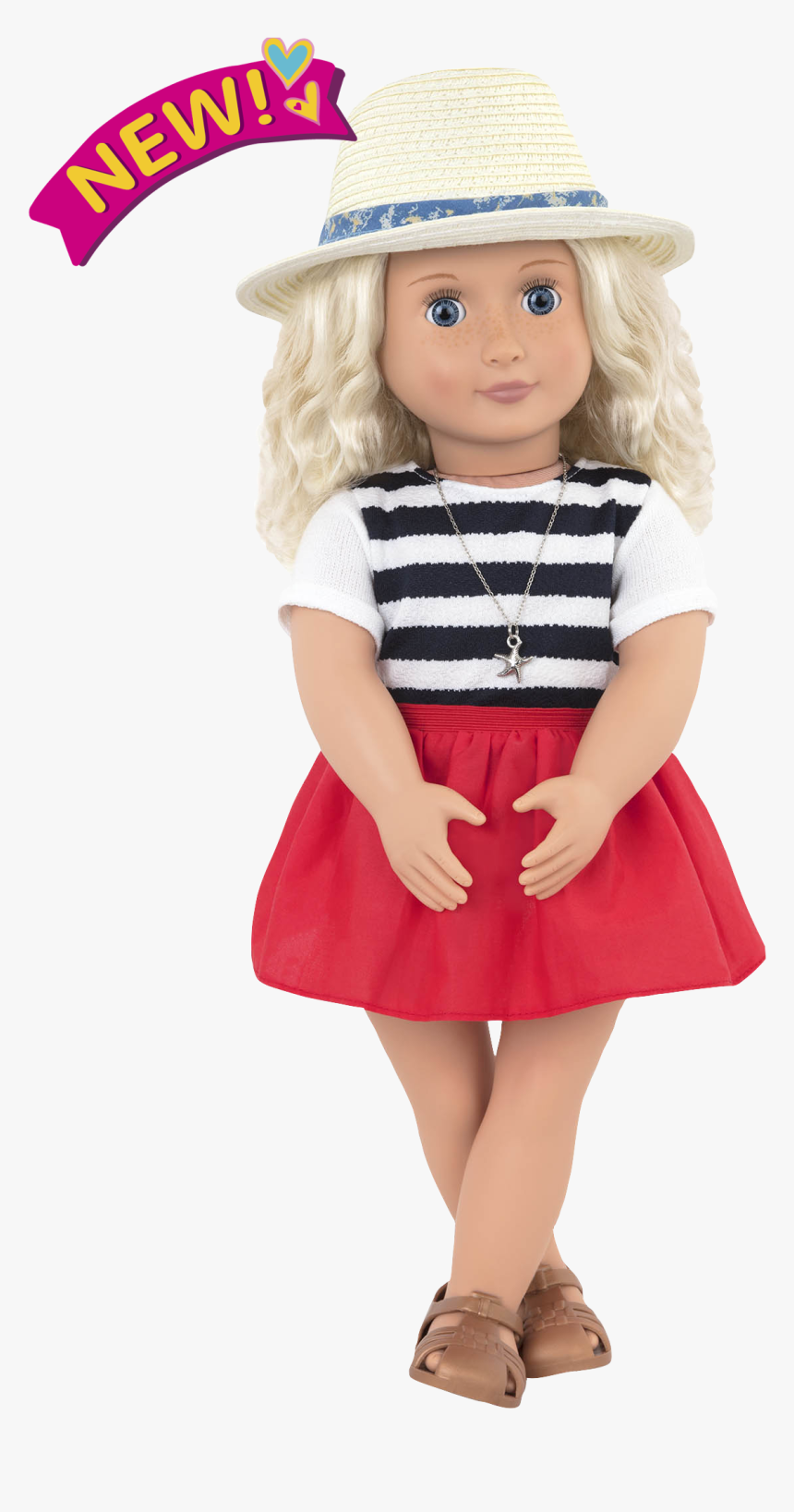 Transparent Blonde Girl Png - Our Generation Doll Clarissa, Png Download