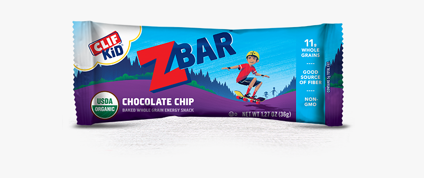Chocolate Chip Packaging - Clif Zbar Chocolate Chip, HD Png Download