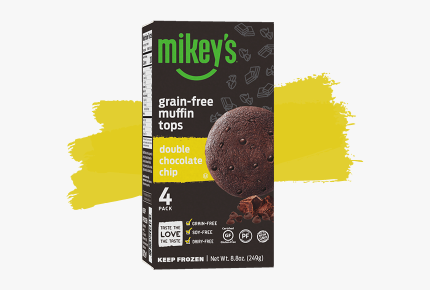 Mikey's Double Chocolate Chip Muffin Tops, HD Png Download